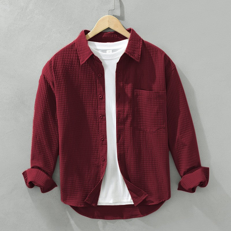 Redefine Your Look with Our Exclusive Maroon Shirt