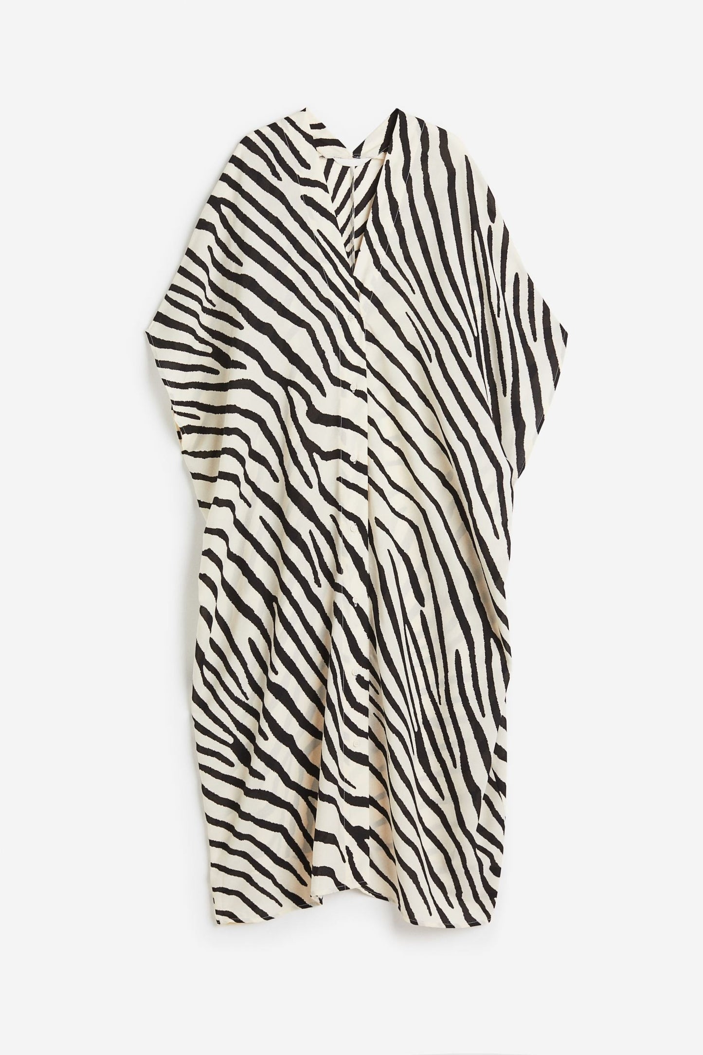 Black & White Printed SKorean BSY Kaftan