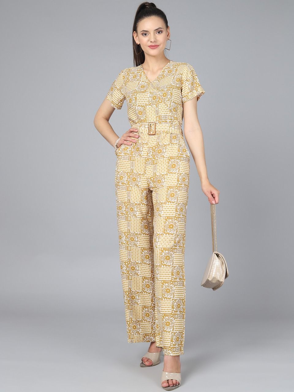 Stylish Printed Women Jumpsuit