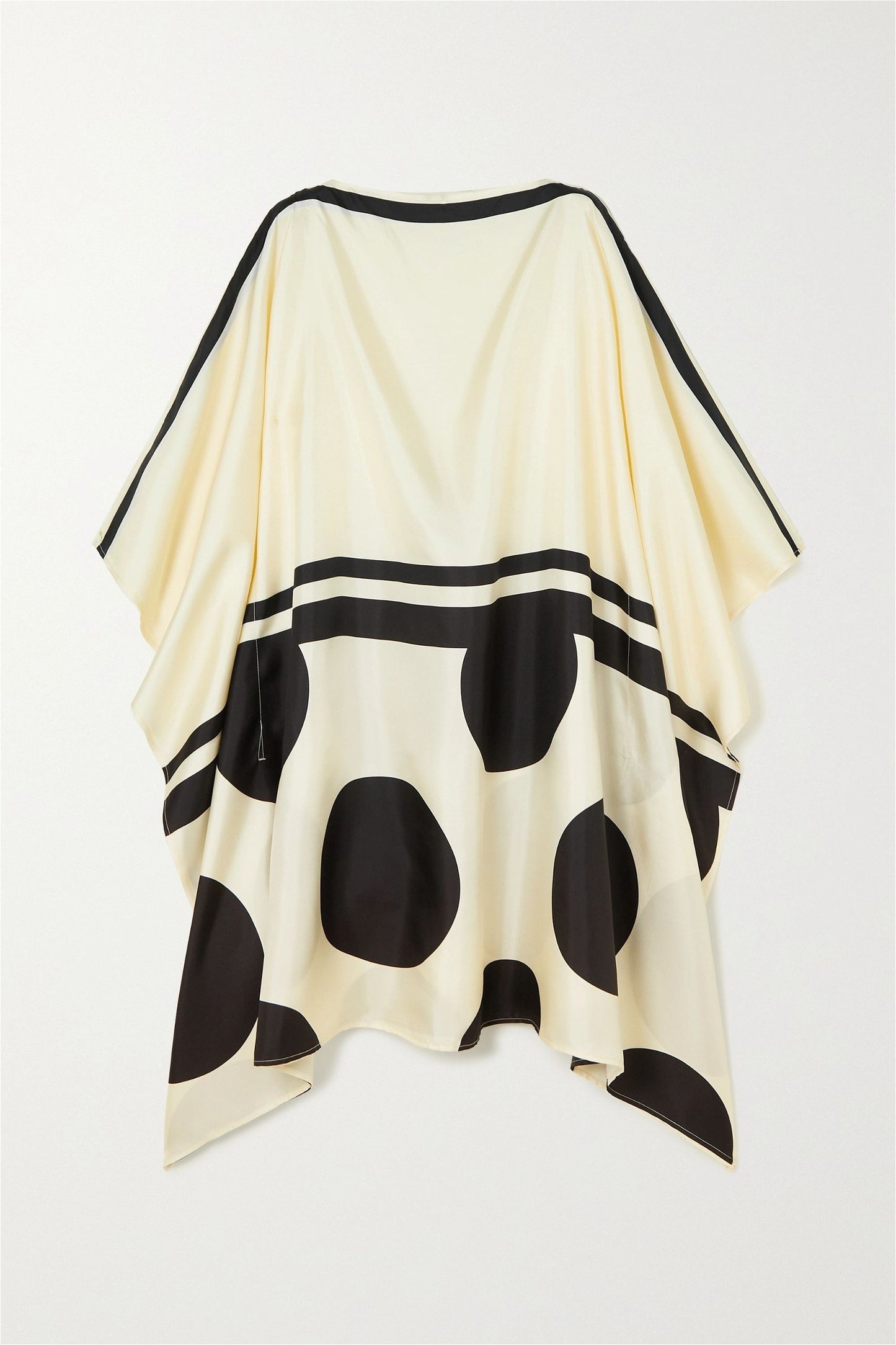 Womne's Printed Off White Colour Kaftan