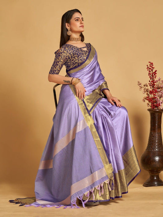 Lovendore Colour Aura Silk Saree For Women's