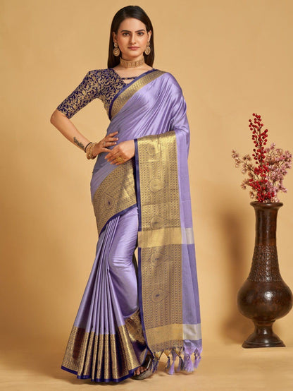 Lovendore Colour Aura Silk Saree For Women's