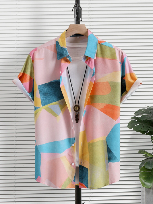 Multi Color Printed Casual Wear Shirt For Men