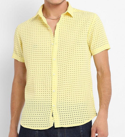 Yellow Designer And Stylish Shirt For Men