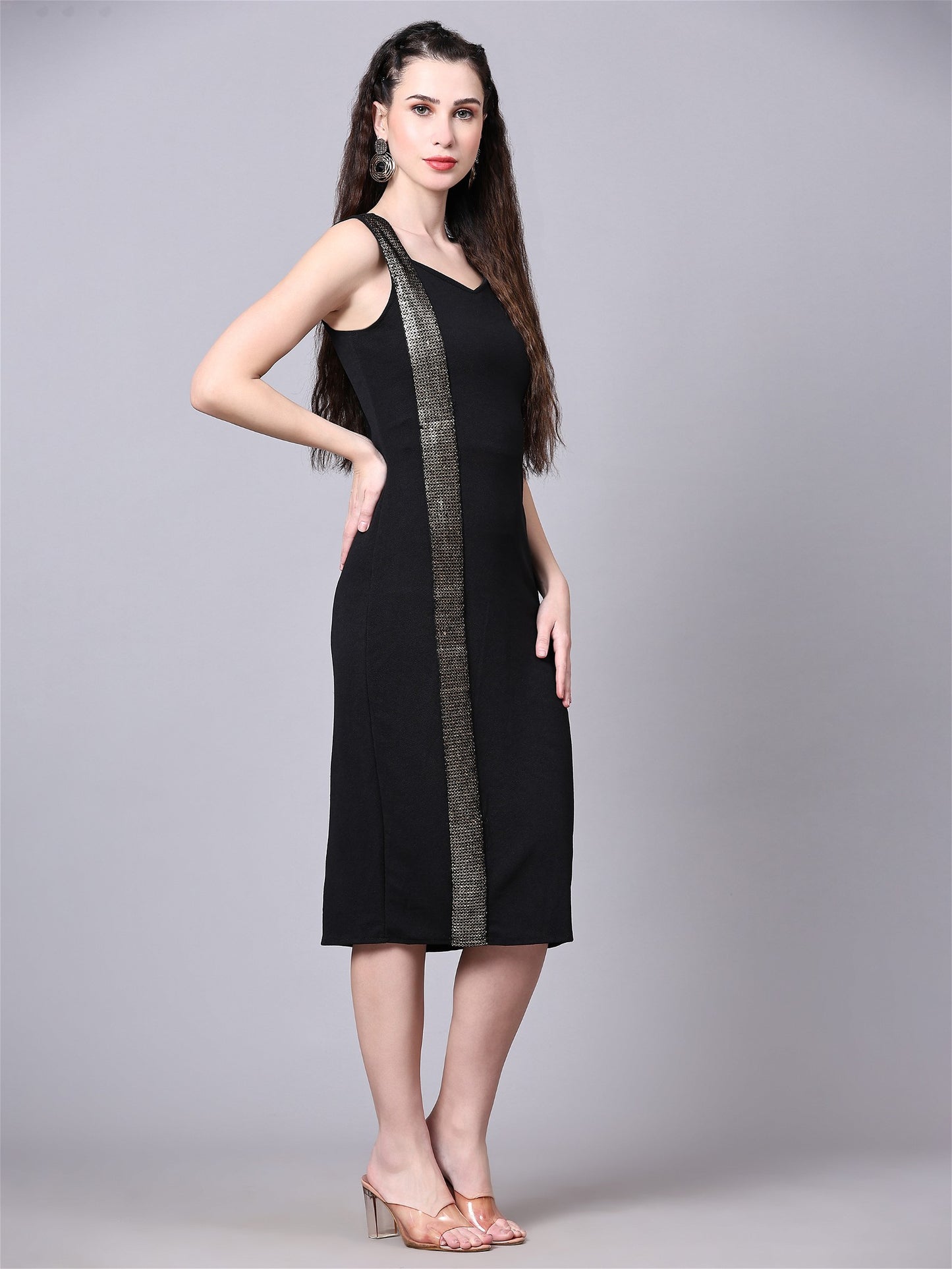 Women Bodycon Black Dress